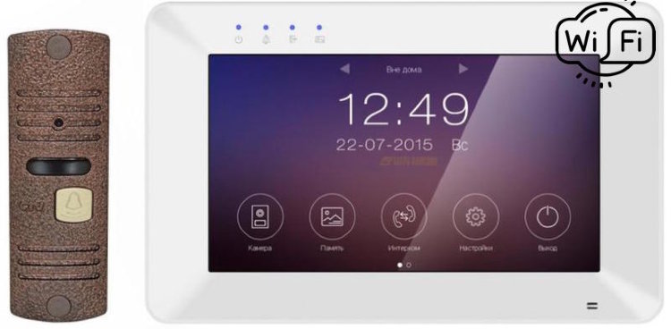 TANTOS Rocky Wi-Fi Комплект видеодомофона + Монтаж  