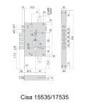 Электромеханический замок Cisa 17535.28.0