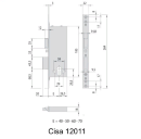 Электромеханический замок Cisa 12011.50.0